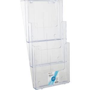 Officemax Wall Mounted Brochure Holder A4 3 Tier | Winc