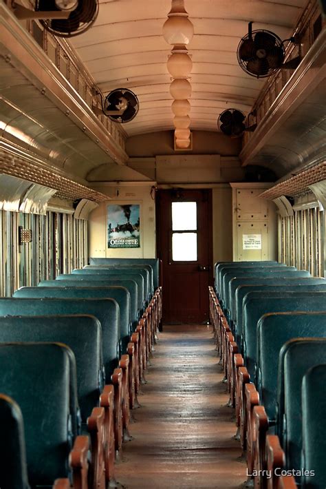 "Old Train Interior" by Larry Costales | Redbubble