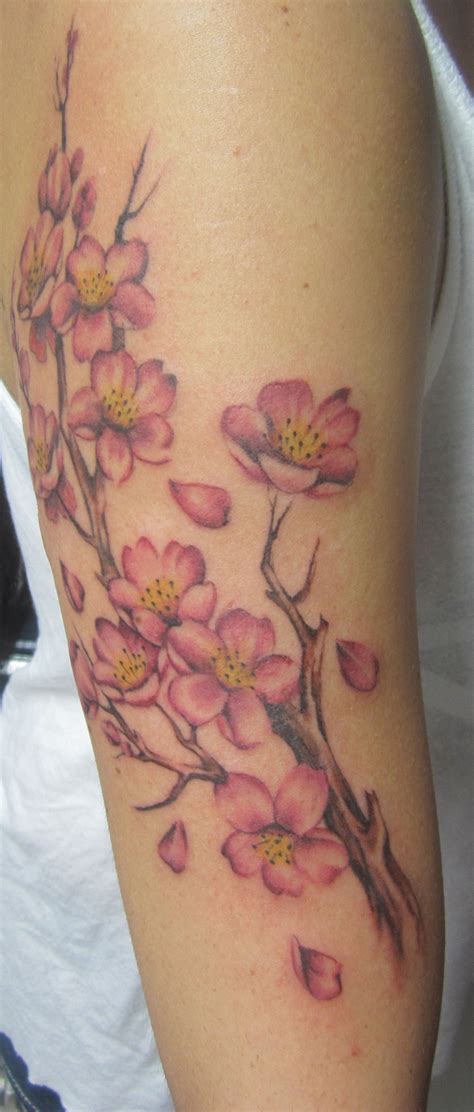 Cherry Blossom Tattoos Designs, Ideas and Meaning - Tattoos For You