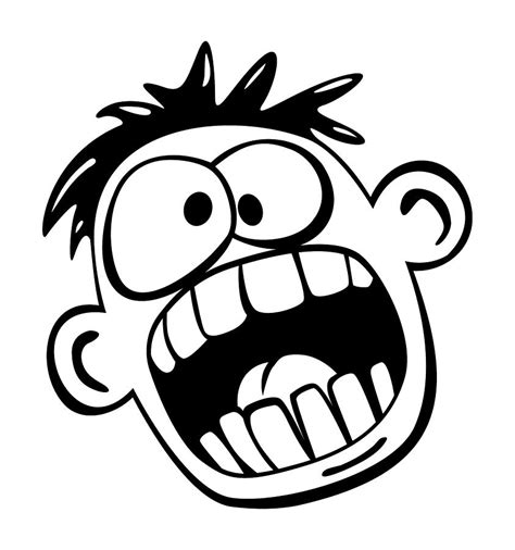 Funny Face Cartoon Digital Art by Jeff Hobrath - Pixels