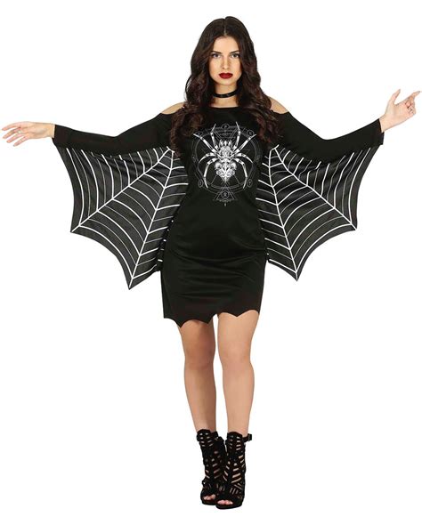 Spider Costume With Bat Sleeve for Halloween | Horror-Shop.com