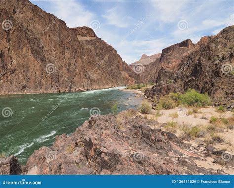 Granite Rapids in Grand Canyon National Park. Stock Photo - Image of ...