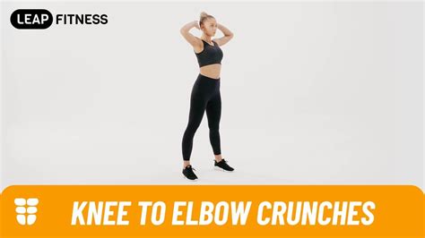 How to Do：KNEE TO ELBOW CRUNCHES - YouTube