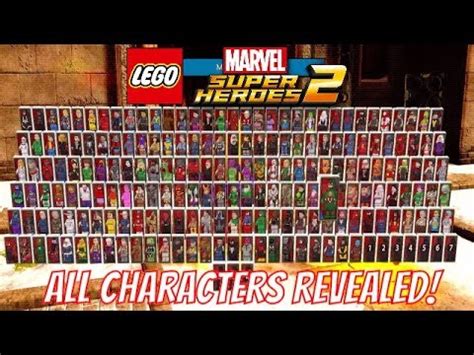 LEGO Marvel Super Heroes 2 ALL CHARACTERS REVEALED! - YouTube