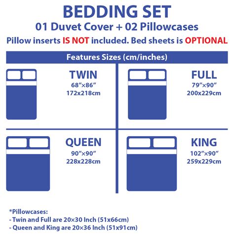 Duvet Sizes: Your Complete Guide Sizing Chart Casper Blog, 46% OFF