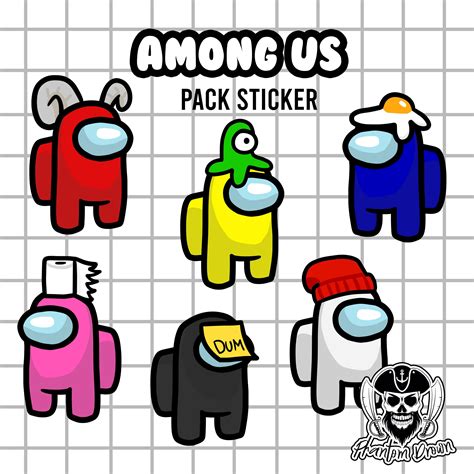 Among Us Stickers | Etsy