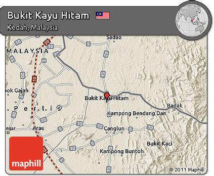 bukit kayu hitam kedah map - Joshua Abraham