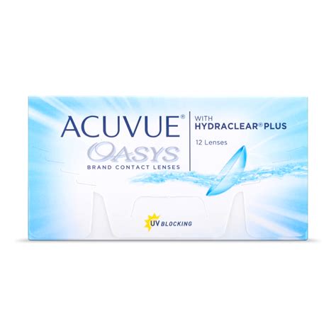 Acuvue Oasys with Hydraclear Plus Contact Lens (12 lens pack) for 2 ...