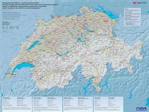 Switzerland railway map - Ontheworldmap.com