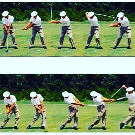 Secret Golf Swings Daily on Instagram: “A rare set of Ben Hogan's swing ...