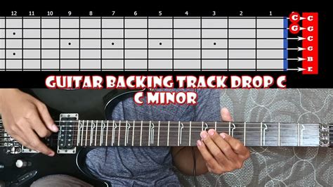 Awesome Drop C Tuning Metal Guitar Backing Track In C Minor | 170 bpm ...