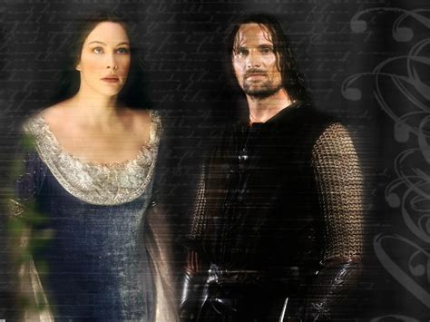 Arwen and Aragorn - Aragorn and Arwen Wallpaper (7610527) - Fanpop