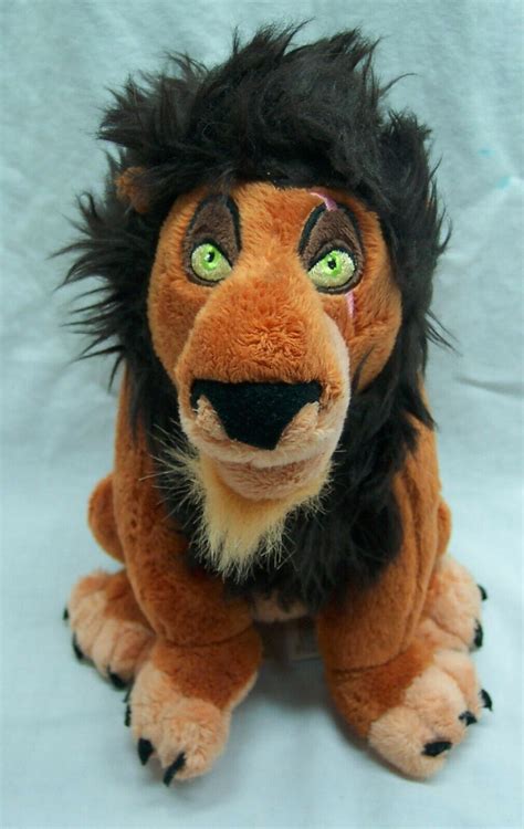 Walt Disney The Lion King SOFT SCAR LION THE VILLAIN 9" Plush STUFFED ...