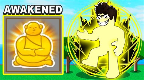 I UNLOCKED AWAKENED BUDDHA! *Showcase* Roblox Blox Fruits - YouTube