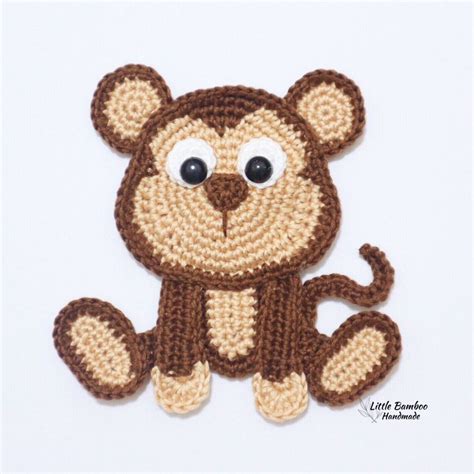 Pattern-monkey Applique crochet Pattern Pdf - Etsy