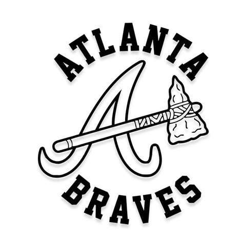 Atlanta Braves Official Logo Decal Sticker – Decalfly