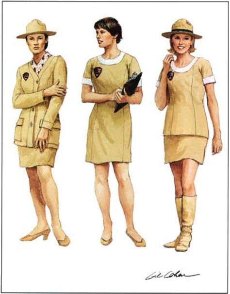 National Park Service shares throwback photo of vintage uniforms women ...