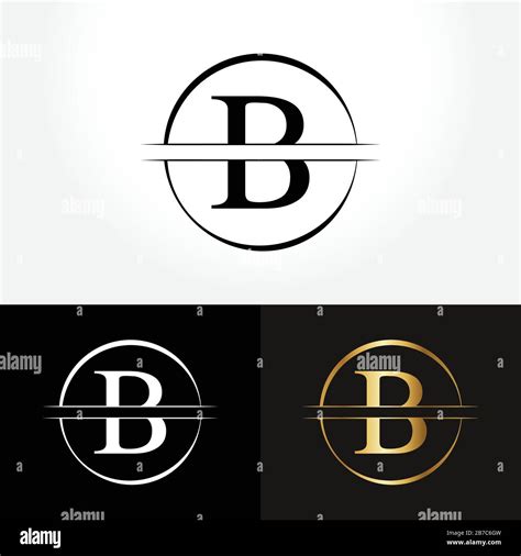 Initial Circle Letter B Logo Design Business Vector Template. Creative ...