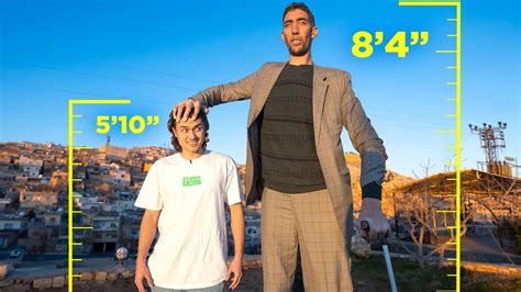 I Spent 24 Hours with the World's Tallest Man - YouTube