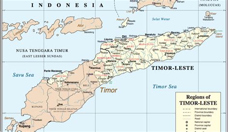 Timor-Leste On Map - Timor Leste, Australia, and the International ...