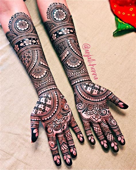 65 Bridal Mehndi Designs For Full Hands – Body Art Guru