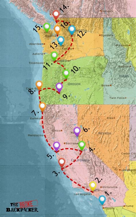 Usa West Coast Road Trip Guide (July 2019) - California Oregon ...