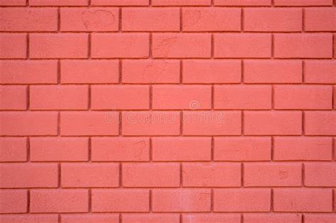 Painted red stone wall stock photo. Image of wall, blocks - 272960682