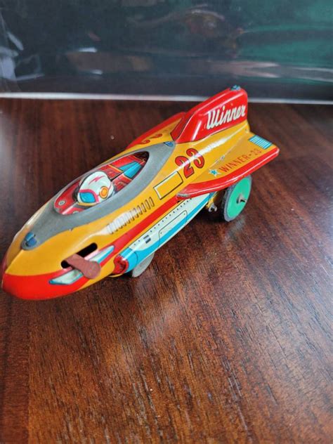 Antique Winner-23 Tin Race Car Circa 1950s - Etsy