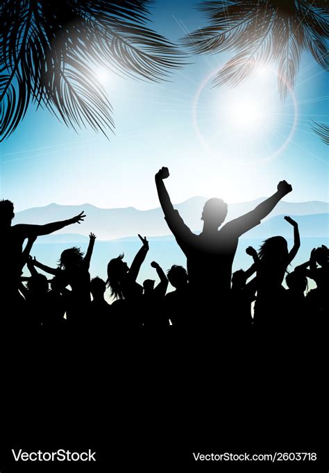 Summer party background 0207 Royalty Free Vector Image