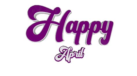 Happy April Sticker by OpticalArtInc. for iOS & Android | GIPHY