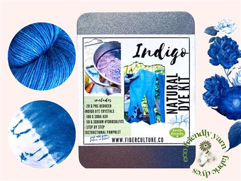 Natural Dye Kit, Indigo Dye Kit, Bestselling Natural Dye Kit, Dye Fiber ...