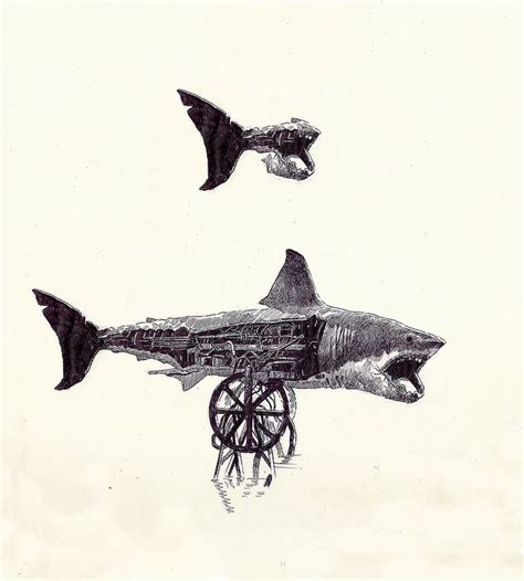 Bruce (the mechanical shark from Jaws | Military art, Shark, Moose art