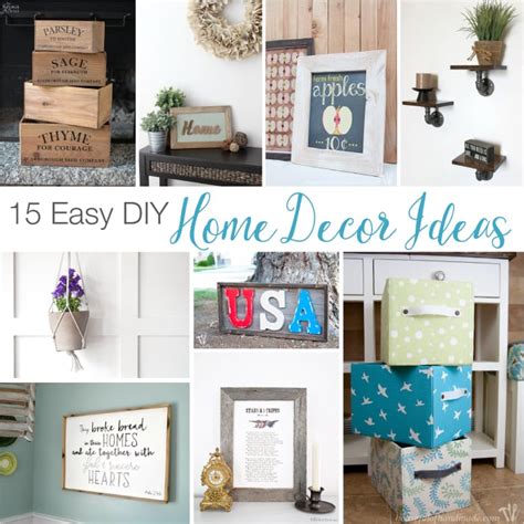 15 Easy DIY Home Decor Ideas - Houseful of Handmade