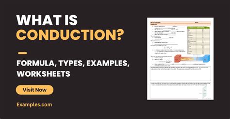 What is Conduction? Formula, Types, Examples, Worksheets | Examples