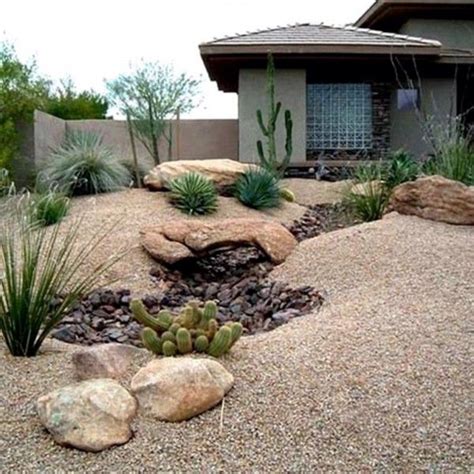 Rock Front Yard Ideas | Landscaping