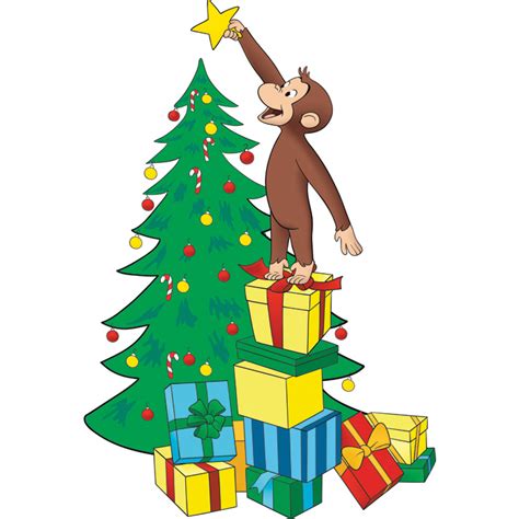 Curious George Christmas Tree Star | Curious george christmas ...