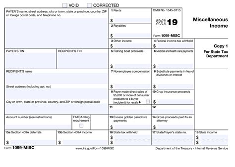 2019 tax forms 1099