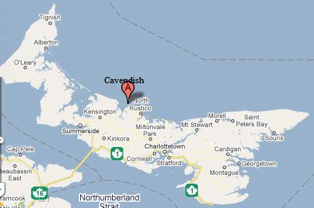 Map of PEI – Need Peace? Go East!