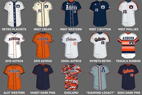 Redesigning the Auburn Baseball Uniform Part 2: The Concepts ...