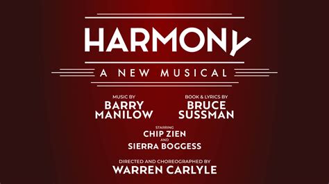 Harmony: A New Musical • TKTS Now On Sale! • Barry Manilow