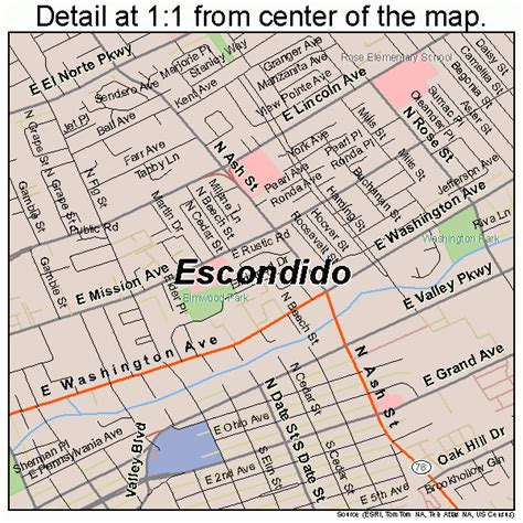 Printable Map Of Escondido Ca | Printable Map of The United States