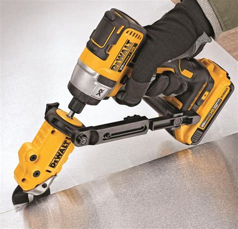 New Dewalt Shear Attachment Works with Your Drill or Impact Driver