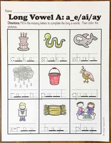 Short And Long Vowel Worksheet – Owhentheyanks.com