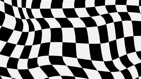 aesthetic white and black distorted checkerboard, checkers wallpaper ...