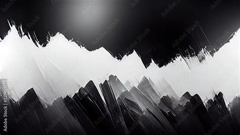 Black and white paint brush wallpaper. Abstract paint, brush strokes ...