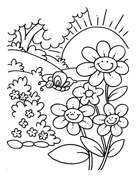 A sunny day coloring pages | Download Free A sunny day coloring pages ...