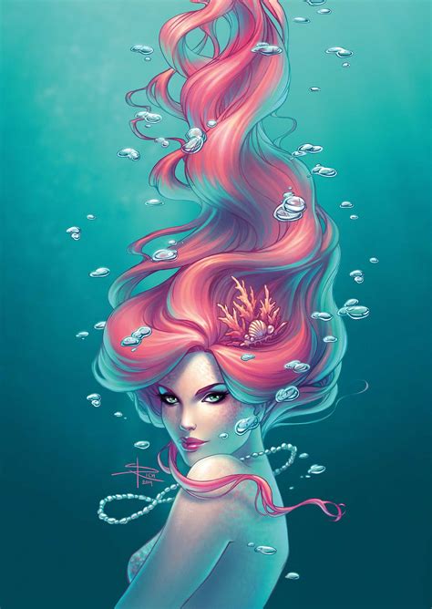 Sirens A3 Print from Sabine Rich's shop | Mermaid art, Mermaid artwork ...