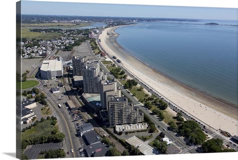 Revere, Massachusetts - Aerial Photograph Wall Art, Canvas Prints ...