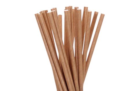 Paper Straws, Solid Kraft Paper Straws, Rustic Tan Wedding Straws ...