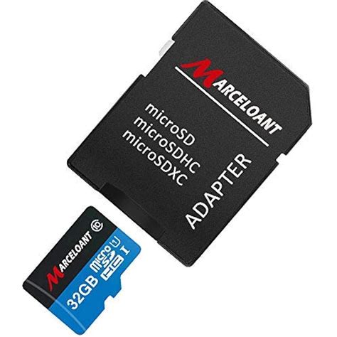 TF Card 32GB, Micro SD Memory Cards Class 10 MicroSDHC UHS-I With ...